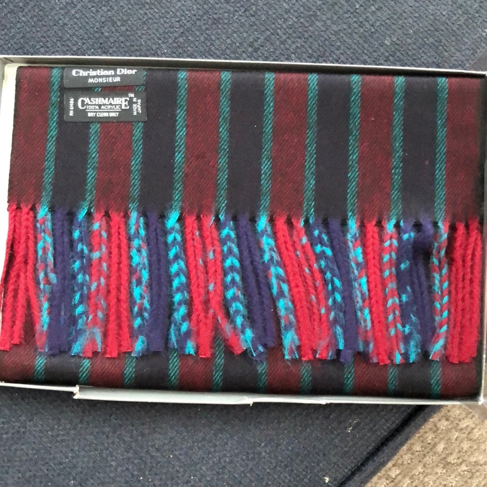 Christian Dior cashmere scarf